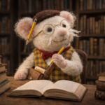 Professor Mäuselwitz und die große Idee Professor Mäuselwitz am Schreibtisch